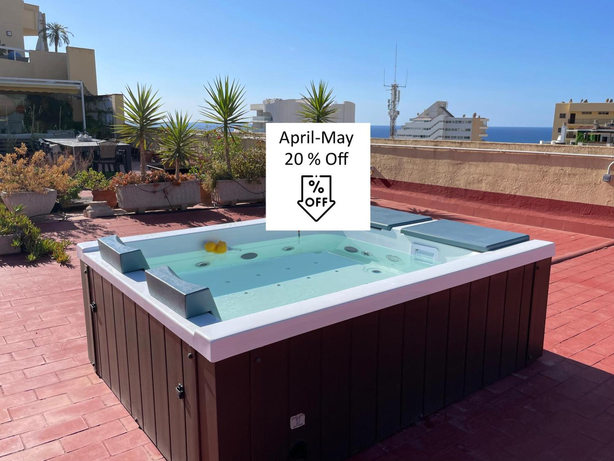 550 M2 Luxury Penthouse - Jacuzzi, Golf & Beach Benalmádena Esterno foto